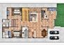 do photorealistic 3d floor plan rendering of 2d floor plans